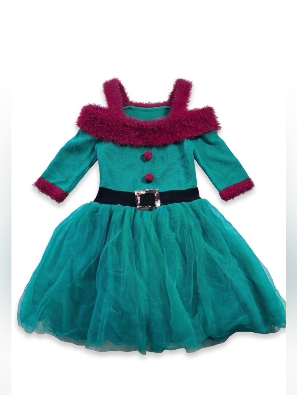 Urban Heritage Christmas Elf Sweater Dress Girls 4T/6T